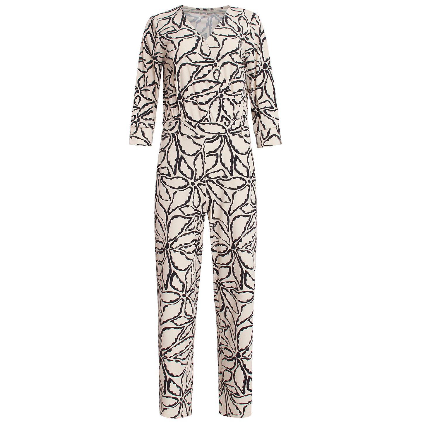 Tall Smashed Lemon Jumpsuit print Zwart - lange vrouwen