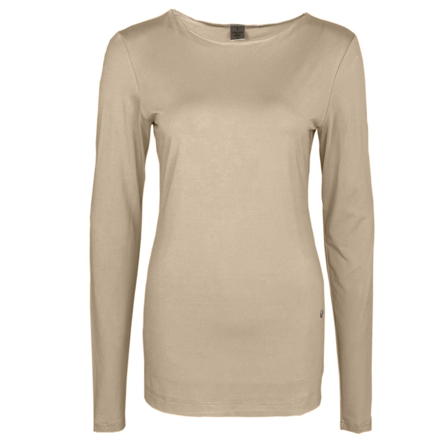 Longlady Shirt Tessi lange vrouwen beige - Tall shirt