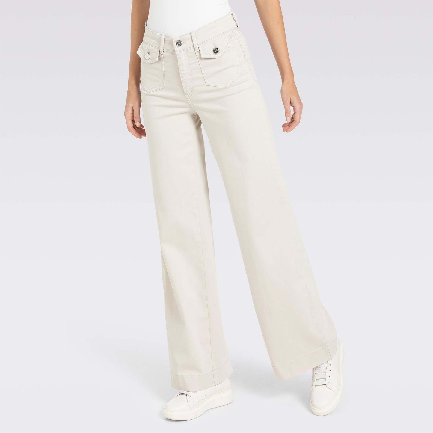 Tall Mac Jeans Dream Wide Pocket Ivory