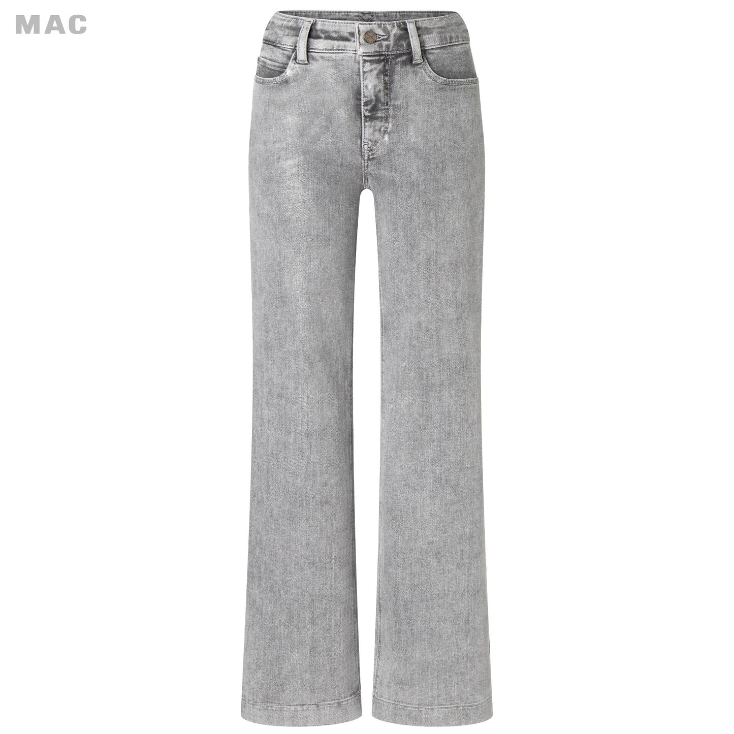 Mac Jeans Dream Wide Silver Grey Coated